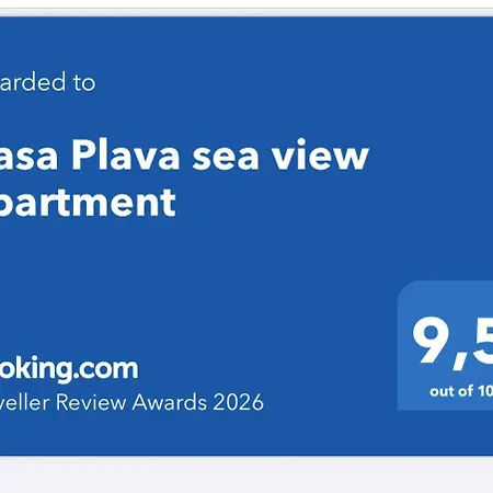 Casa Plava Sea View 公寓 罗维尼